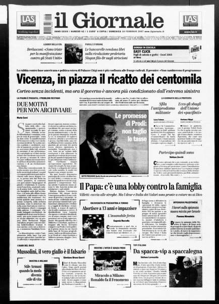 Il giornale : quotidiano del mattino